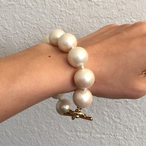 Monet Faux Pearl Bracelet